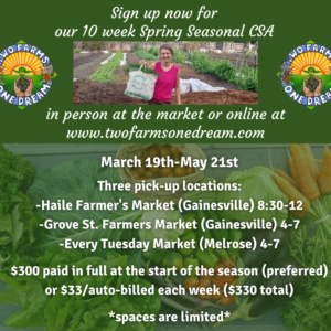 Community Supported Agriculture - Spring